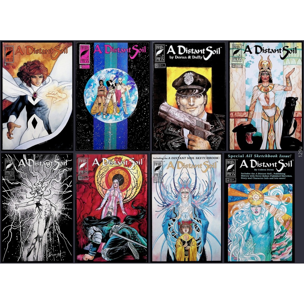 Aria Press‎ Comic Lot A Distant Soil #2 7 9-14 Colleen Doran Sci-Fi 8x Books